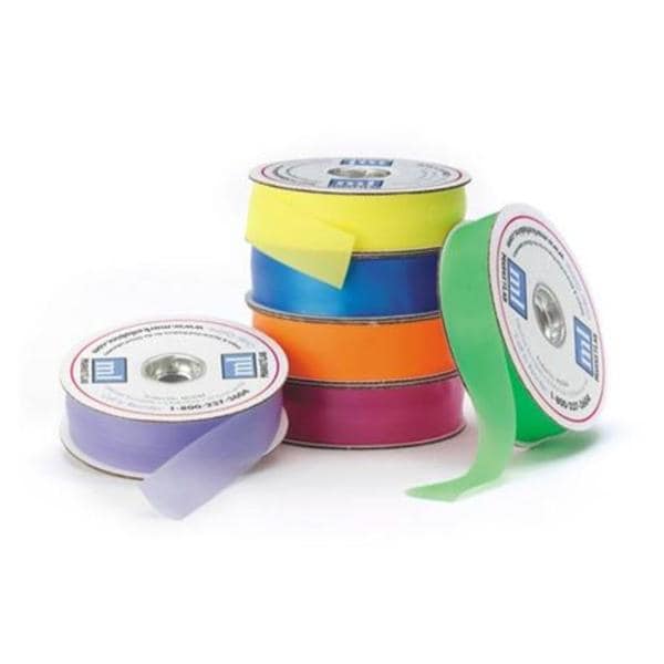 Compressing Device Tourniquet 18x1" Blu/Grn/Pnk/Pur/Ylw/Orng RL LF Disp 6Rl/Pk