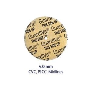 GuardIVa CHG Antmcrbl Hemostatic Dressing 1 Strl Dsk 4mm Adhs Nat