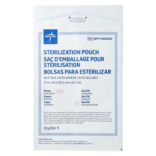 Sterilization Pouch Self Seal 12 in x 18 in 1000/Ca