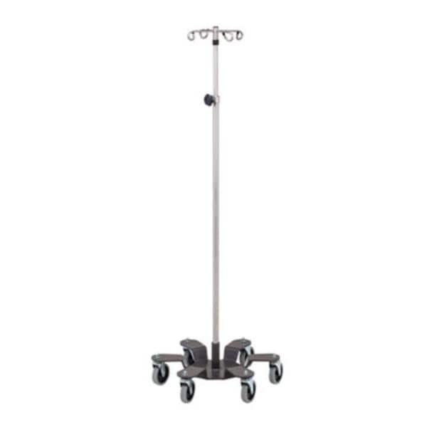 Infusion Pump Stand 4" Heavy Duty Ball Bearing Casters