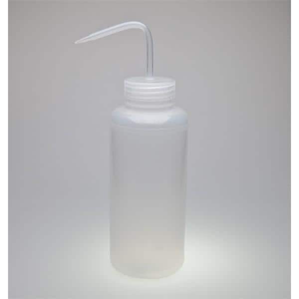 Wash Bottle Polyethylene Natural 1000mL 3/Bg