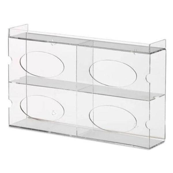 Acrylic Glove Box Holder Quad Ea