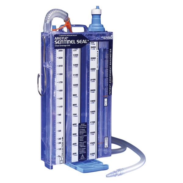 Argyle Sentinel Seal Silicone Chest Drainage System