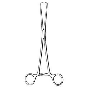 Schroeder-Braun Tenaculum Forcep Straight 10" Stainless Steel Ea