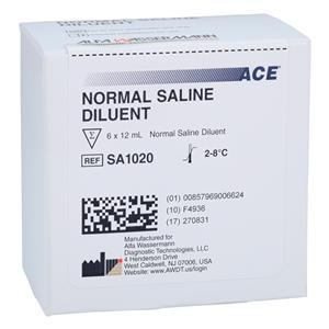 ACE Normal Saline Diluent With 6x12mL Bx