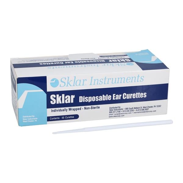 Ear Curette 5-3/4" Polymer Non-Sterile Disposable 50/Bx