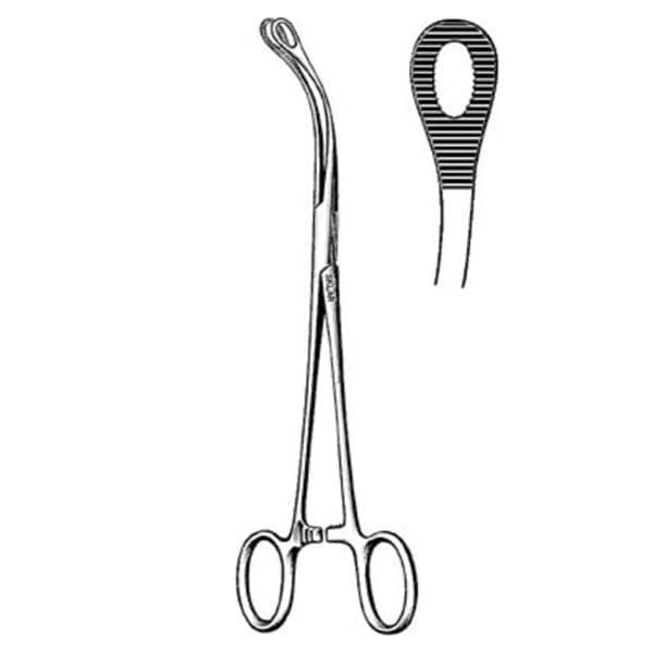 Laufe Grasping Forcep Curved 7-3/4" Autoclavable Ea