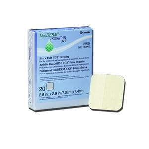 DuoDerm Hydrocolloid Dressing 2x8" Rectangle X-Thin Beige LF
