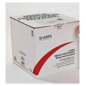 Replacement Mailer Box Red/White 8.5x12x12.25" Cardboard For Recovery System Ea