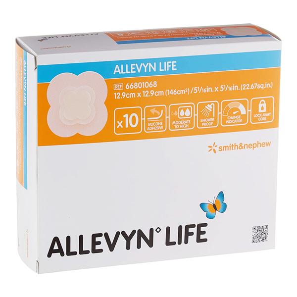 Allevyn Life Hydrocellular Foam Multi-Purpose Dressing 5-1/16x5-1/16" Strl Adhr