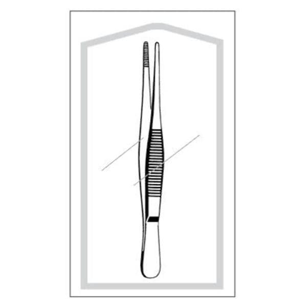 Econo Dressing Forcep Straight 5" Stainless Steel Sterile 50/Pk
