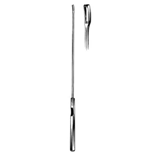 Kevorkian-Younge Endocervical Curette 12" Stainless Steel Non-Sterile Rsbl ea