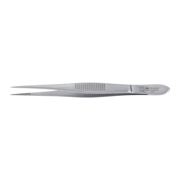Fine Point Forcep Straight 4-1/2" Stainless Steel Autoclavable Ea