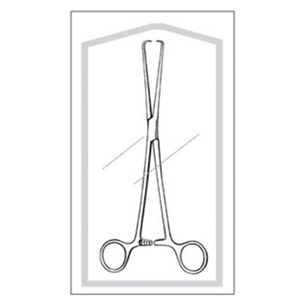 Econo Schroeder Tenaculum Forcep Straight 9-1/2" Stainless Steel Sterile 25/Bx