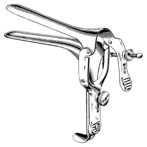 Pederson Vaginal Speculum 4x5/8" Slender Ea