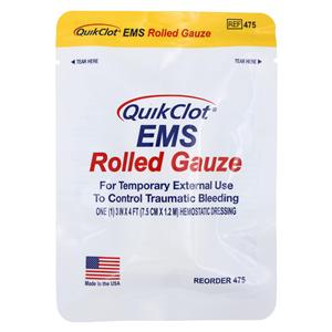 QuikClot EMS Hemostatic Gauze Gauze Roll