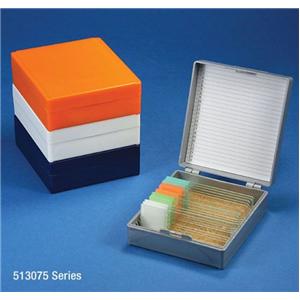 Microscope Slide Storage Box Dark Gray 25 Position Ea
