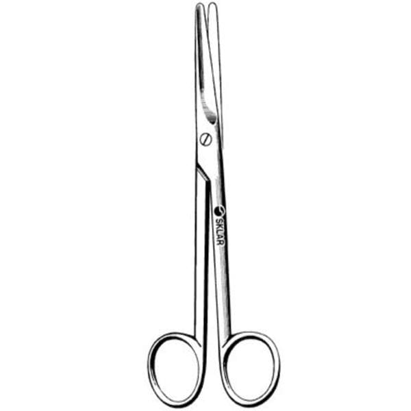 Mayo Dissecting Scissors Straight 6-3/4" Stainless Steel Non-Sterile Reusable Ea