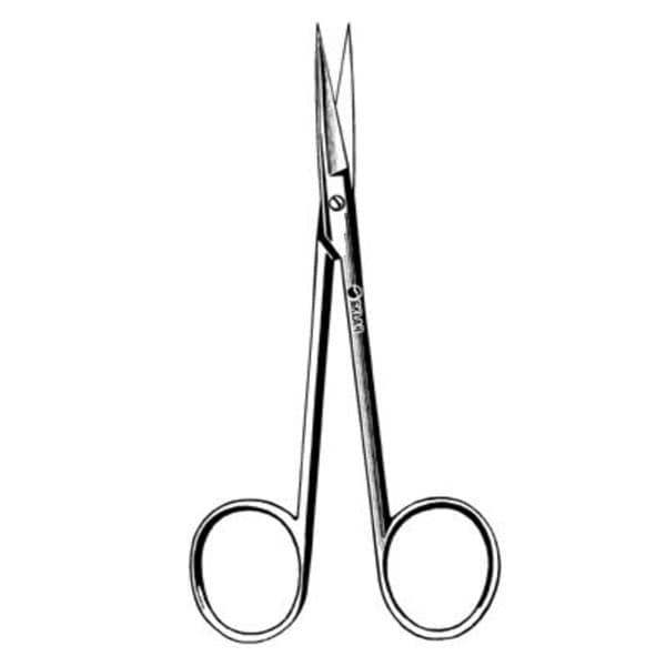 Sklarlite Iris Scissors Straight 4-1/2" Stainless Steel Non-Sterile Reusable Ea
