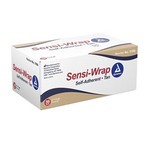 Sensi-Wrap Bandage Non-Woven Spandex 2"x5yd Tan 36/Ca