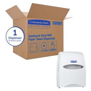 Sanitouch Paper Towel Roll Dispenser White Plastic 1/Ca