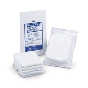 Wide Mesh Burn Dressing 18x18" 10 Ply White 25x4/Ca