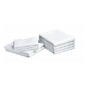 Muslin Pillowcase 42 in x 34 in Cotton / Polyester White Reusable 12/Pk