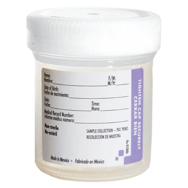 Samco Bio-Tite Specimen Container 90mL Polypropylene Non-Sterile 300/Ca