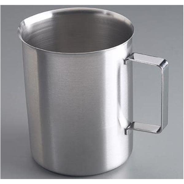 Lab Pitcher Stainless Steel Silver Reusable