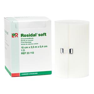 Rosidal Hydrophilic QuadraFoam/Film Foam Padding 6x0.16" Soft White LF