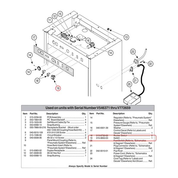 Drawer Warmer Switch