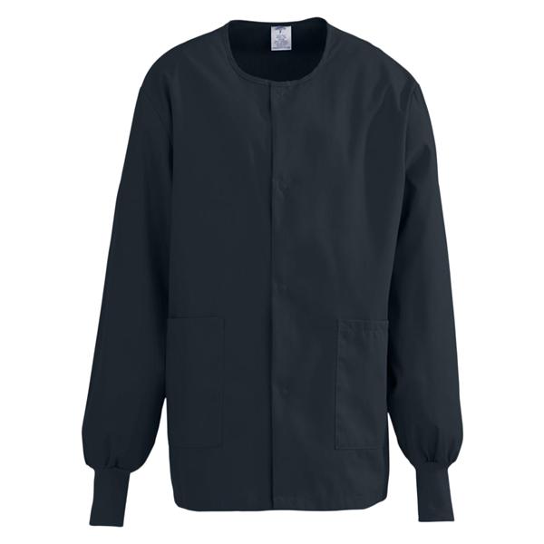 ComfortEase Warm-Up Jacket 2 Pockets Long Sleeves 4X Large Black Unisex Ea