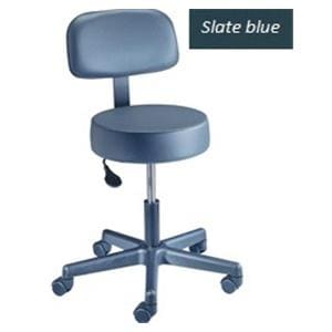 Value Plus Exam Stool Slate/Yacht Blue 250lb Capacity