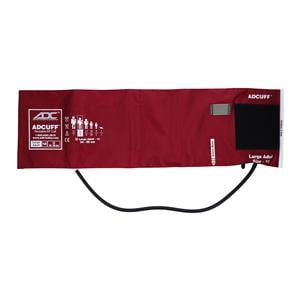 Adcuff Blood Pressure Cuff & Bladder Size 12 Brgndy LF For Plm Sty Insts Ea