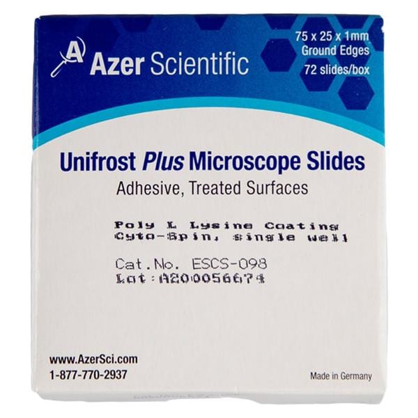 CytoSpin Cytology Spin Slide 3x1" Clear 144/Ca