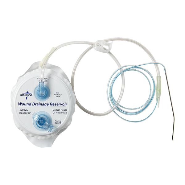 Silicone Evacuator Kit 19Fr Round Tip