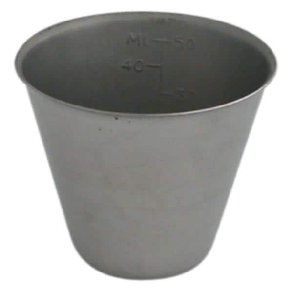 Medicine Cup Stainless Steel Silver