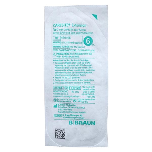 IV Extension Set Needleless 6" Spin-Lock 100/Ca