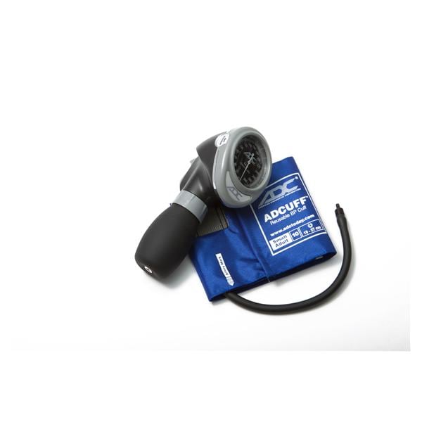 Diagnostix Palm Aneroid Sphygmomanometer Size 10 RylBlu LF Arm Dial Display Ea