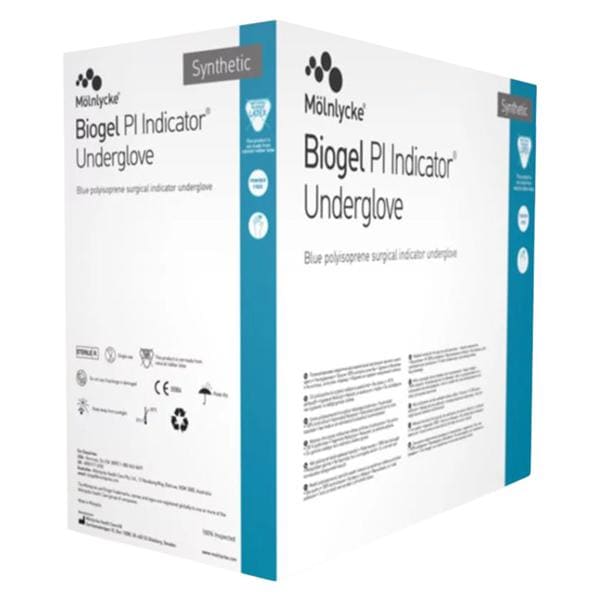 Synthetic Polyisoprene Surgical Gloves 8 Blue 200Pr/Ca