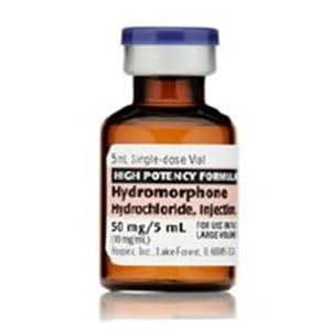 Hydromorphone HCl Injection 10mg/mL SDV 5mL 10/Package