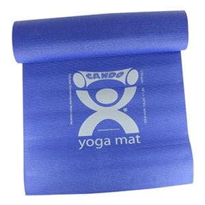 CanDo Yoga/Pilates Mat Blue Polymer Resin