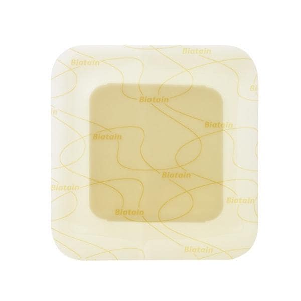 Biatain Polyurethane Foam Wound Dressing 4x4" Circle Adhesive Clear Spr Abs