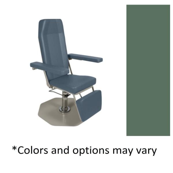 Phlebotomy Chair Sage 250lb Capacity Ea
