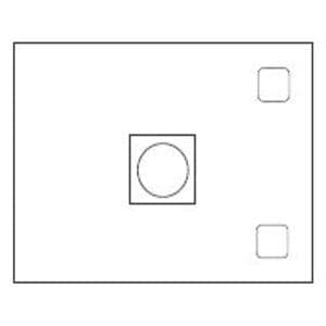 24x30" Sterile Pain Management Drape 4x4" Fenestrated