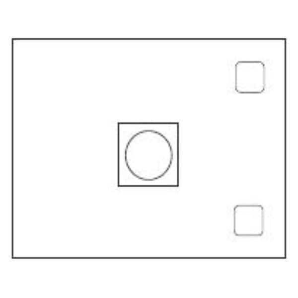 24x30" Sterile Pain Management Drape 4x4" Fenestrated