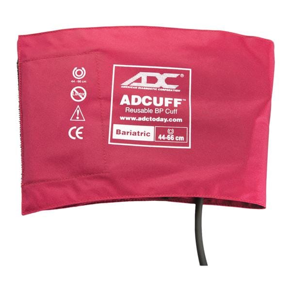 Diagnostix Adcuff BP Cuff & Bladder Sz 12 Brgndy LF f/ Plm Sty Insts Ea