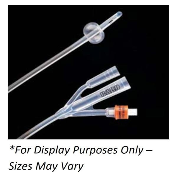 Lubri-Sil I.C. 2-Way Foley Catheter Round Tip Slcn100%/Hydrgl Ct 12Fr