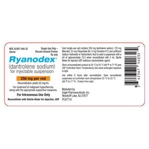 Ryanodex Injection 250mg SDV Each