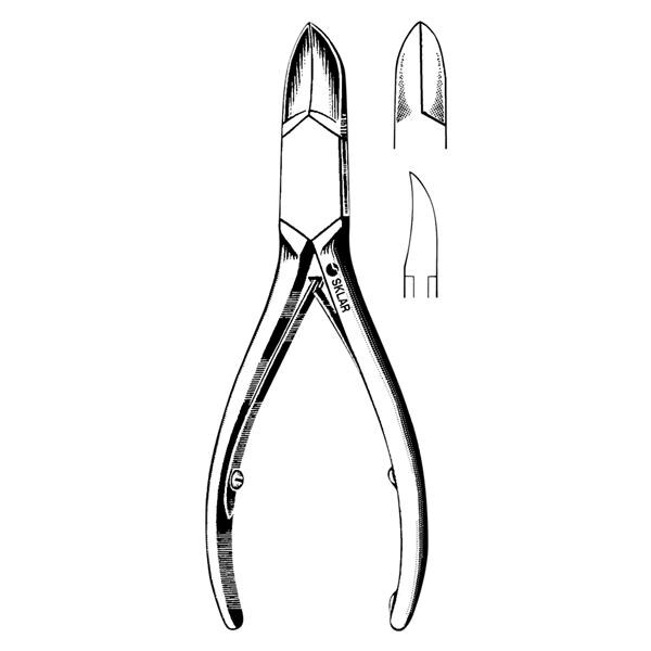 Nail Nipper Concave Stainless Steel Reusable Ea
